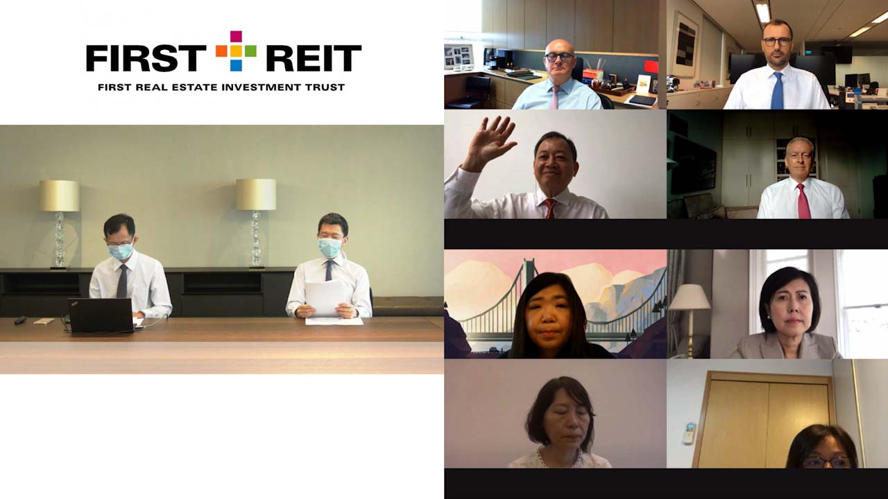 First Reit virtual AGM held on Motion Media Works live webcast platform