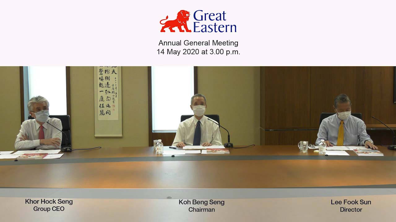 Great Eastern Virtual Annual General Meeting via Live Webcast