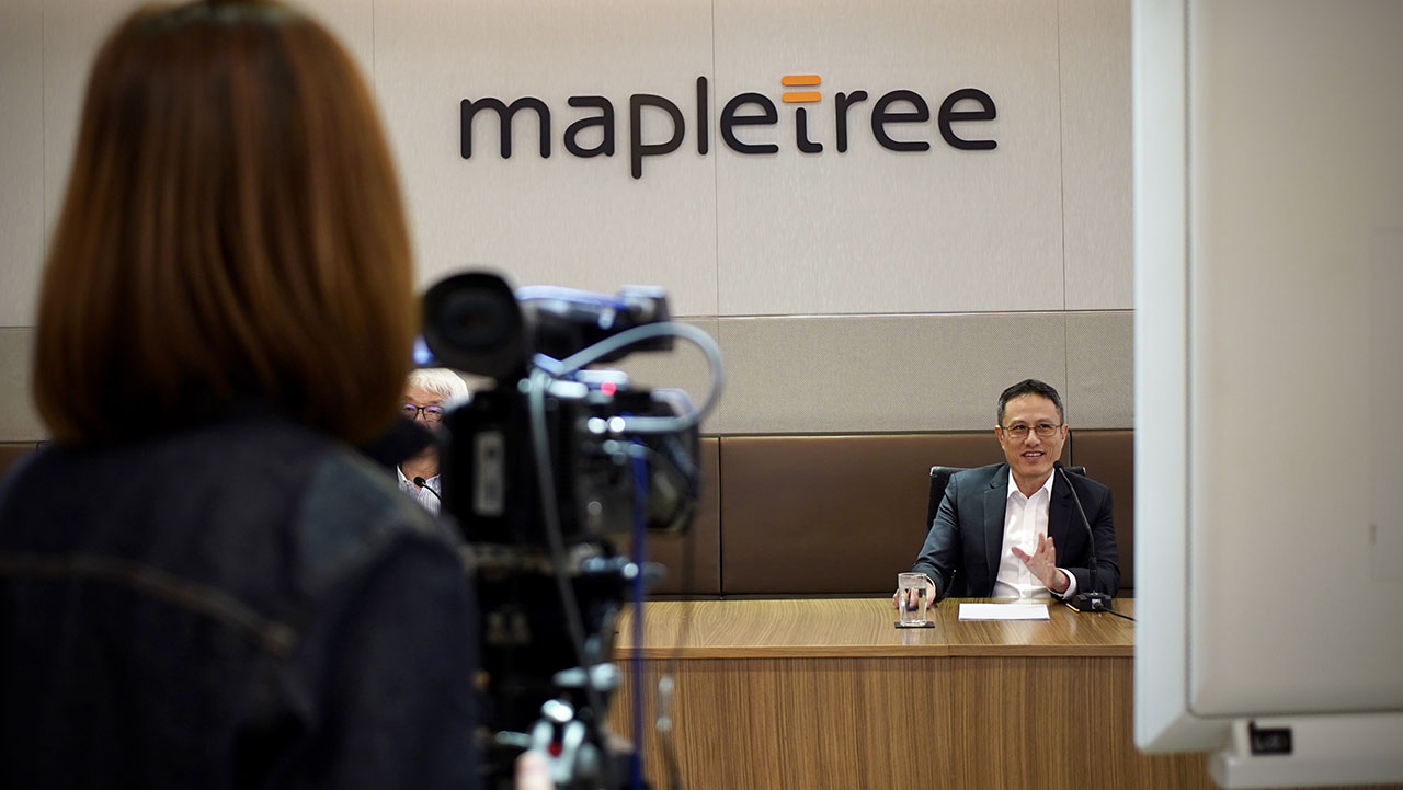 Mapletree Industrial trust virtual agm on Motion Media Works live webcast platform