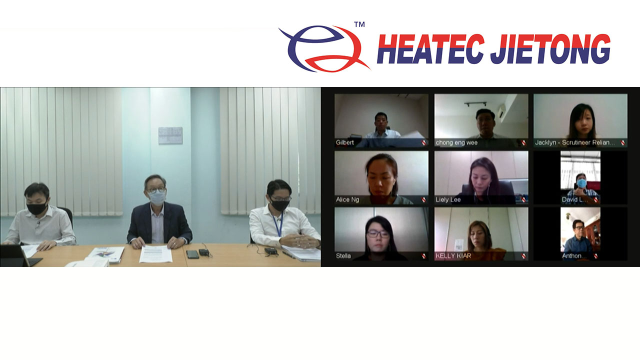 Heatec Jietong Annual General meeting webcast with remote board of directors