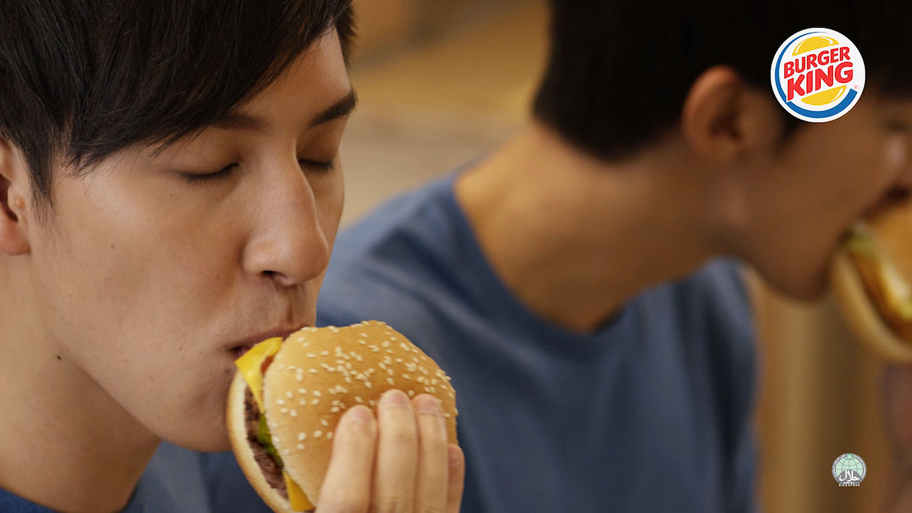 TV Commercial production for Burger King Singapore